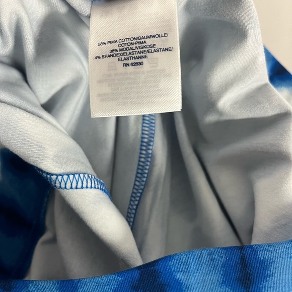 Lands’ End Blue and White Tie Dye Maxi Skirt - Picture 4 of 4